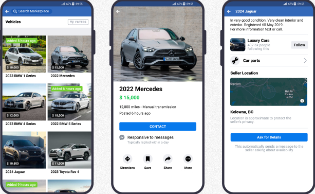 Mobile screen